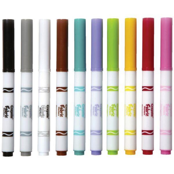 Crayola Fabric Markers - Pack of 10 - Little Bumble Reusable Food Wraps