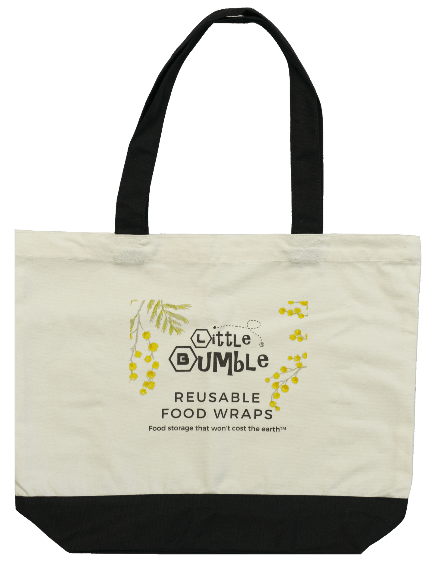Large Cotton Tote Bag - Little Bumble Reusable Food Wraps