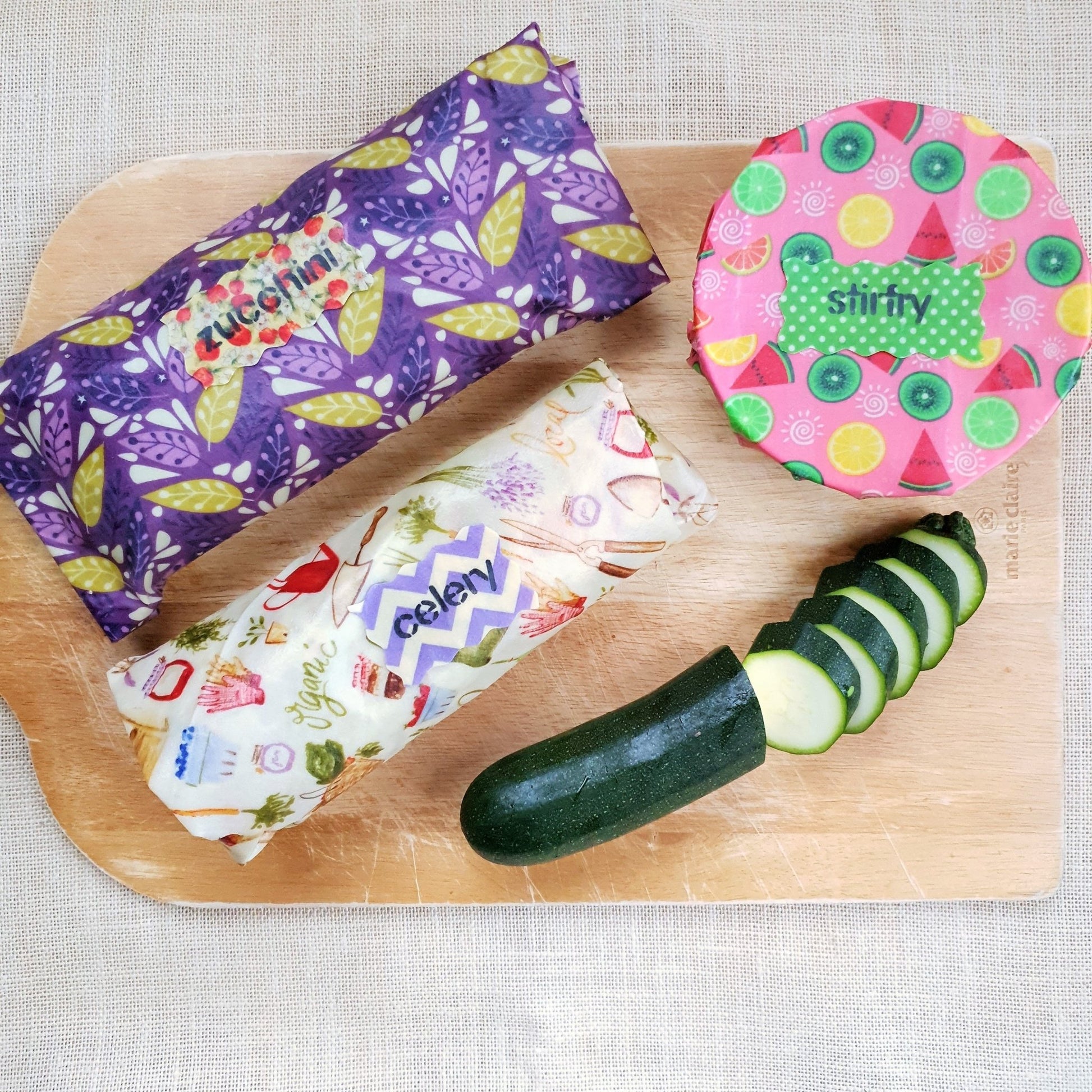 Wrap Labels - PACKS - Label your wraps to find food faster! - Little Bumble Reusable Food Wraps