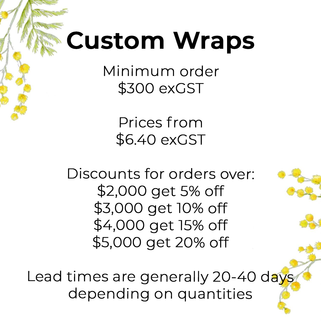 Custom Beeswax Wraps Catalogue (Digital Download)