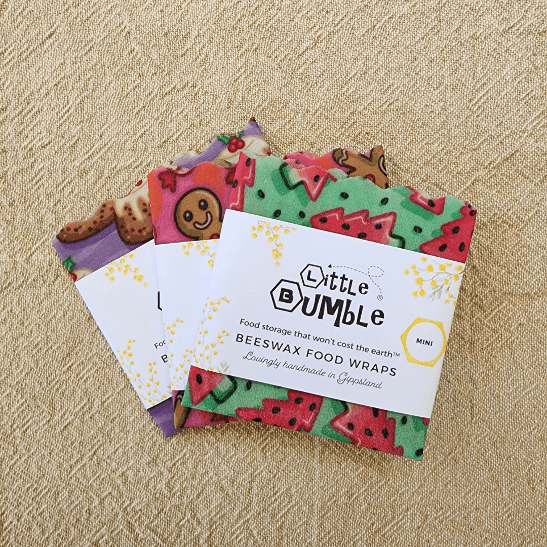 HALF PRICE! STARTING FROM ONLY $5! Christmas Wraps - Clearance - Little Bumble Reusable Food Wraps