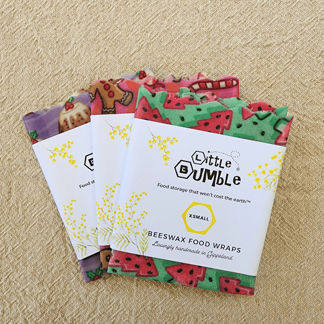 HALF PRICE! STARTING FROM ONLY $5! Christmas Wraps - Clearance - Little Bumble Reusable Food Wraps