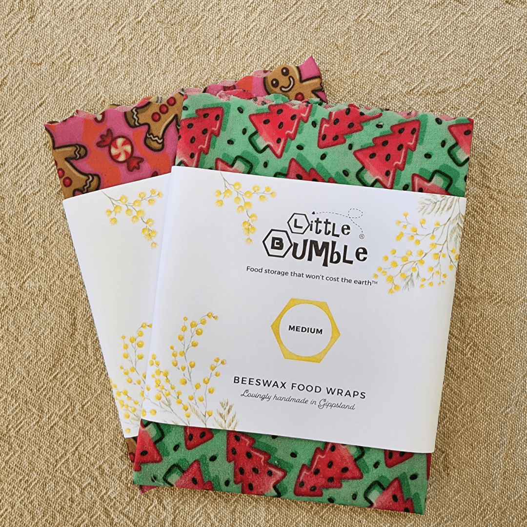 HALF PRICE! STARTING FROM ONLY $5! Christmas Wraps - Clearance - Little Bumble Reusable Food Wraps