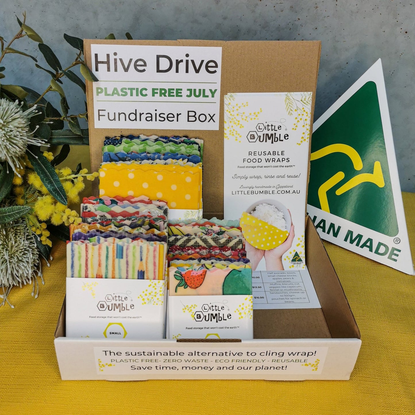 $300 Hive Drive - Little Bumble Reusable Food Wraps