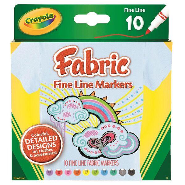 Crayola Fabric Markers - Pack of 10 - Little Bumble Reusable Food Wraps