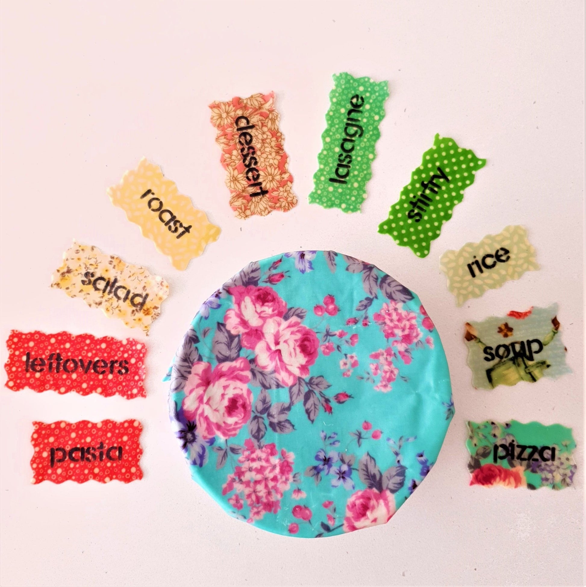 Individual CUSTOM Wrap Labels- Let us make what you need! - Little Bumble Reusable Food Wraps