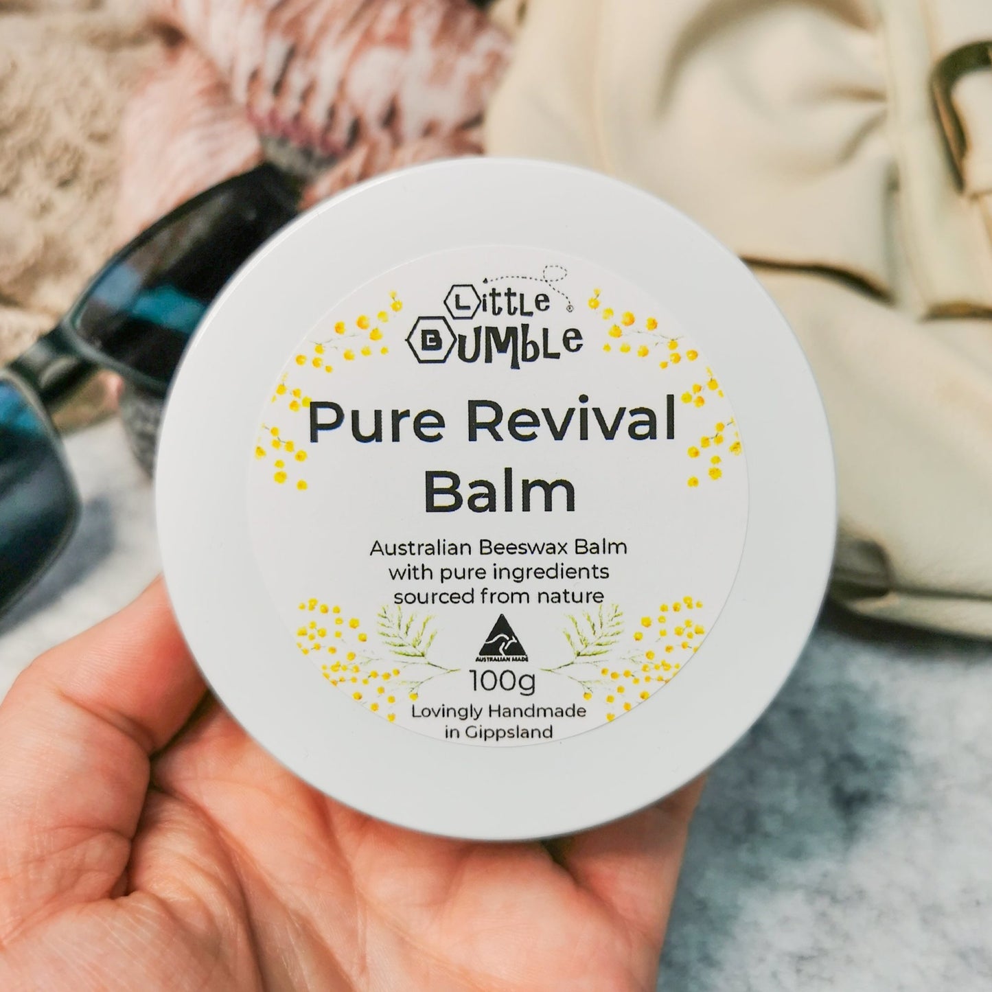 Pure Revival Balm - for Skin, Hands & Lips - Little Bumble Reusable Food Wraps