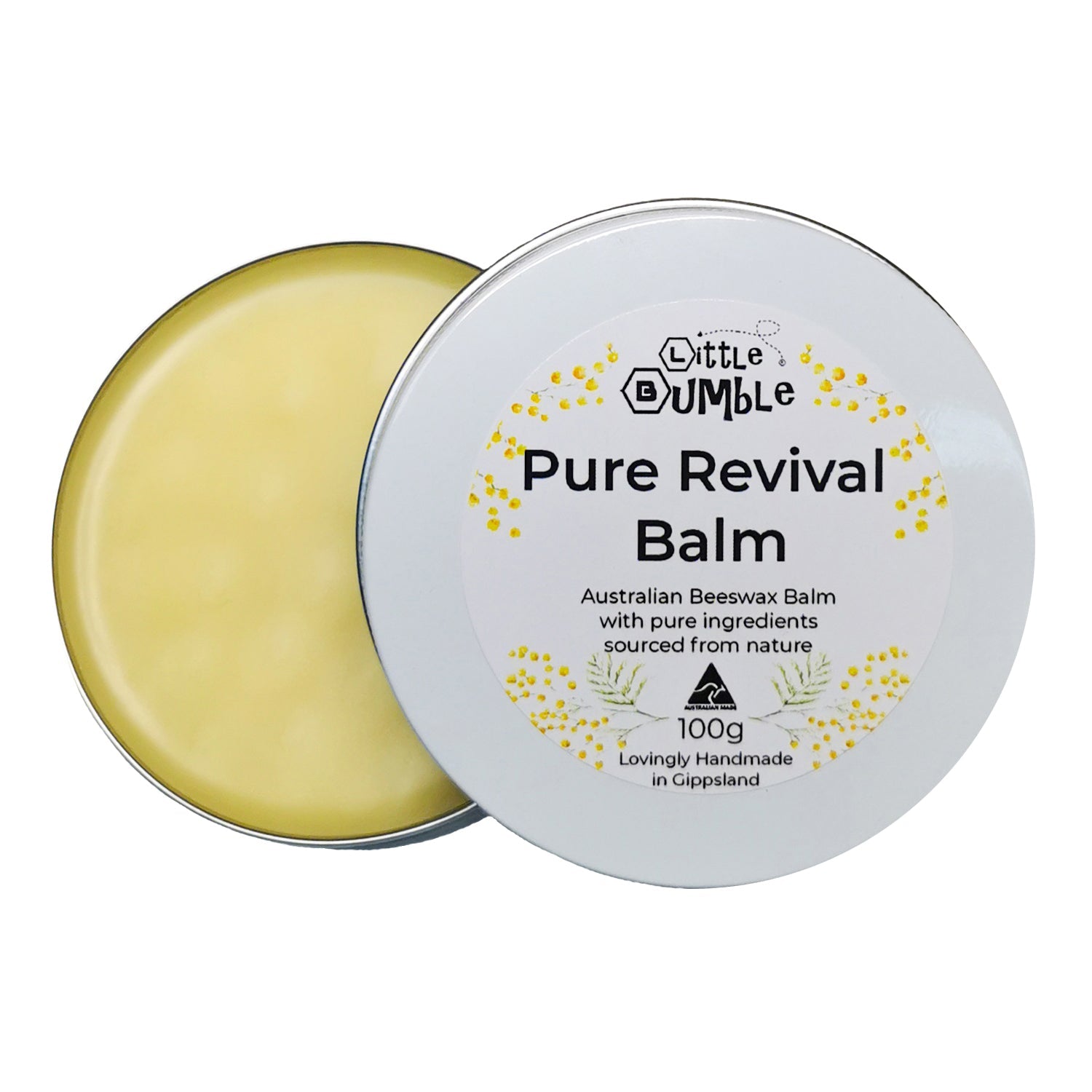 Pure Revival Balm - for Skin, Hands & Lips - Little Bumble Reusable Food Wraps